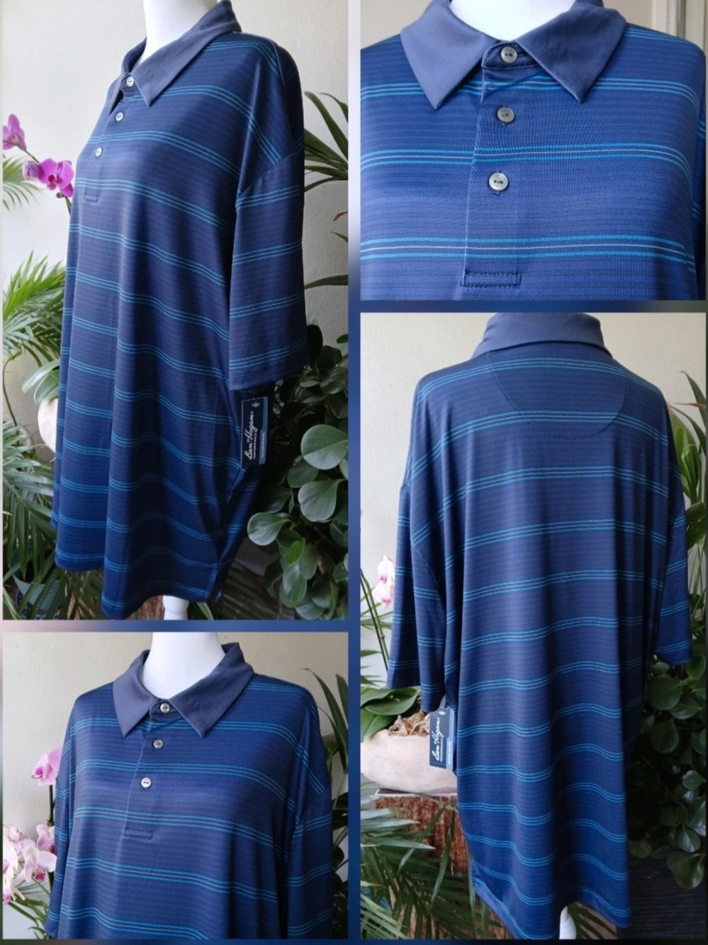 🔥NWT $10 DEAL Ben HOGAN Men's Athletic Performance Golf Polo Shirt SMALL